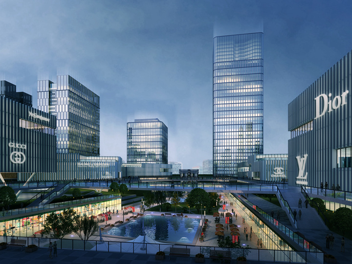 【DAO作品】城際鐵路葛店南站商貿區(qū)城市設計_新浪地產(chǎn)網(wǎng)